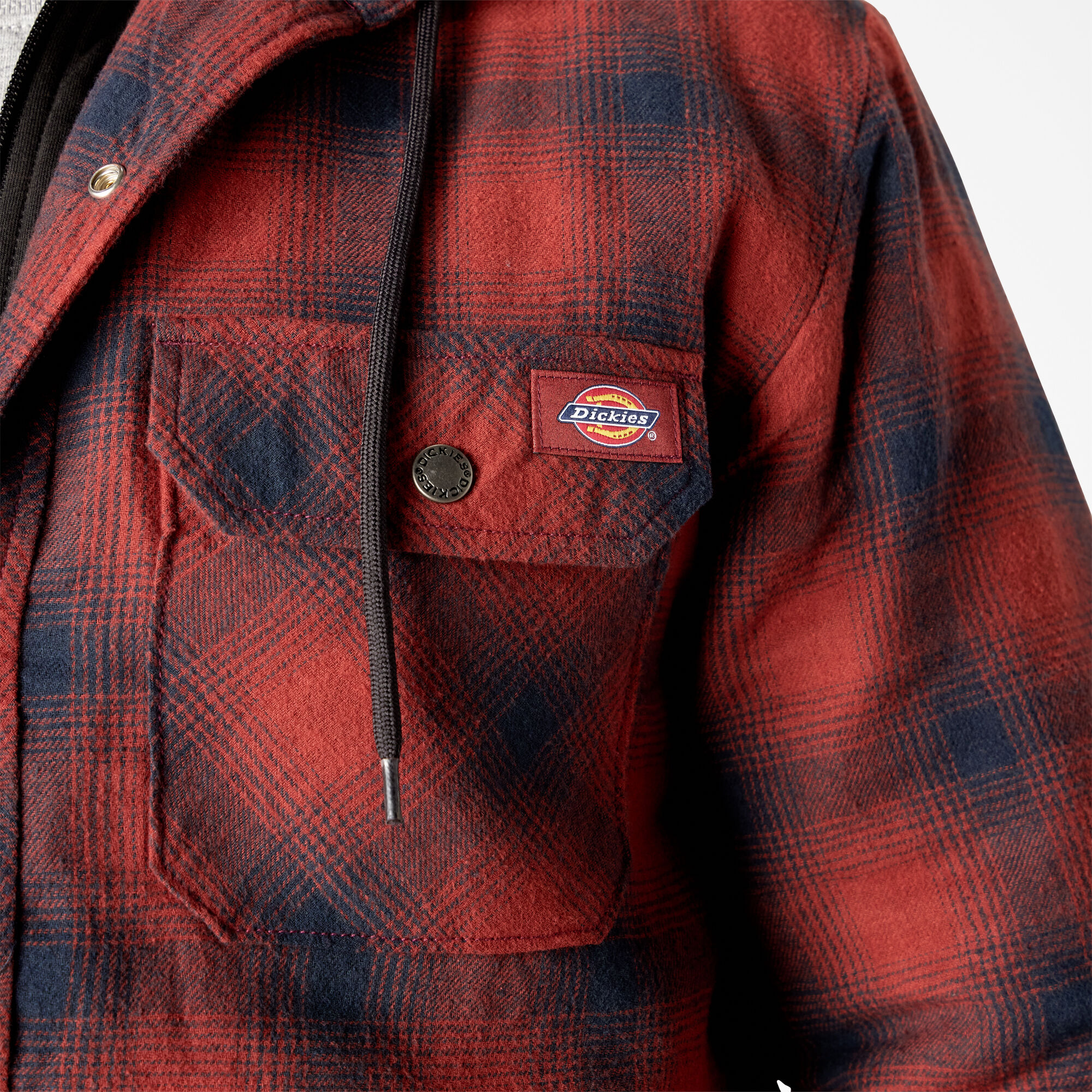 Dickies hooded on sale flannel