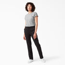 Women&#39;s Heavyweight Short Sleeve Pocket T-Shirt - Heather Gray &#40;HG&#41;