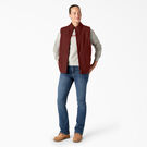 Gilet en toile de coutil avec doublure de molleton pour femmes - Rinsed Fired Brick &#40;RFR&#41;