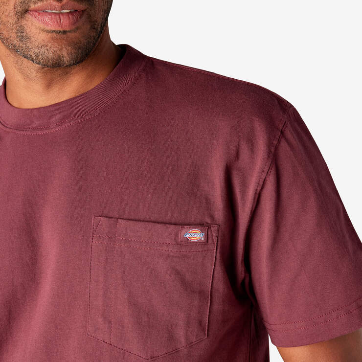 T-shirt épais à manches courtes - Burgundy (BY) numéro de l’image 13