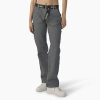 Women's Relaxed Fit Carpenter Pants - Hickory Stripe (HS)