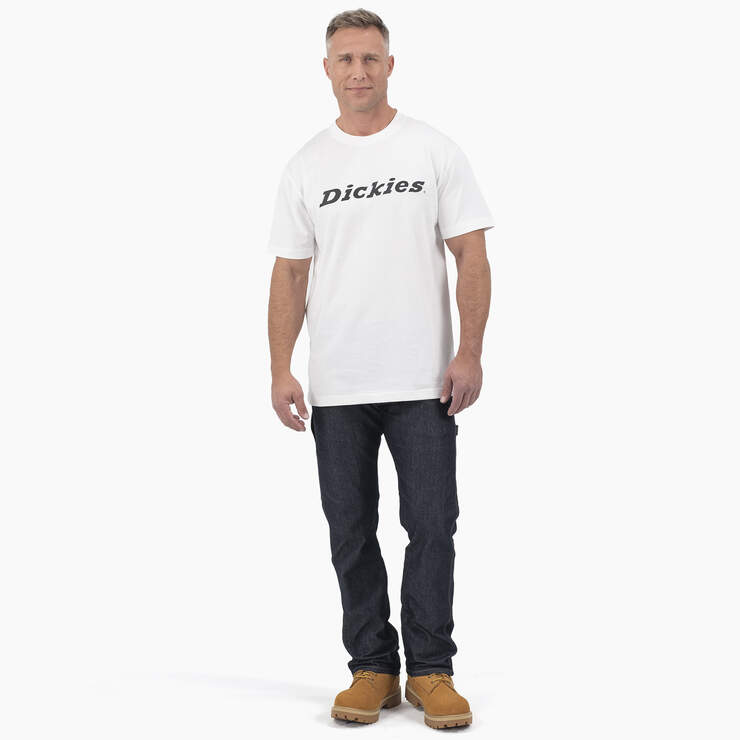 T-shirt imprimé à manches courtes avec logotype - White (WH) numéro de l’image 3