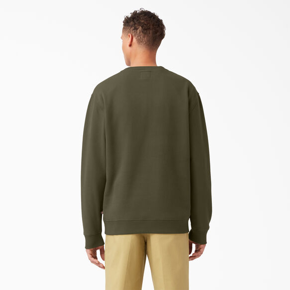 Chandail molletonn&eacute; avec logo - Military Green &#40;ML&#41;