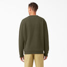 Fleece Logo Graphic Sweatshirt - Military Green &#40;ML&#41;
