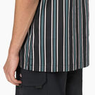 Dickies Skateboarding Cooling Relaxed Fit Shirt - Lincoln Green/Black Stripe &#40;NBS&#41;