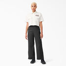Pantalon court en serg&eacute; pour femmes - Rinsed Black &#40;RBK&#41;