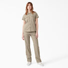 Women&rsquo;s Flex Short-Sleeve Work Shirt - Desert Sand &#40;DS&#41;