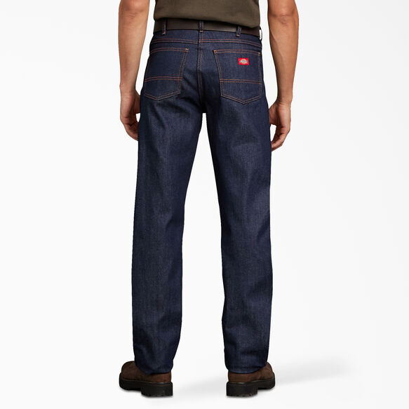 Regular Straight Fit 5-Pocket Denim Jeans - Indigo Blue &#40;NB&#41;