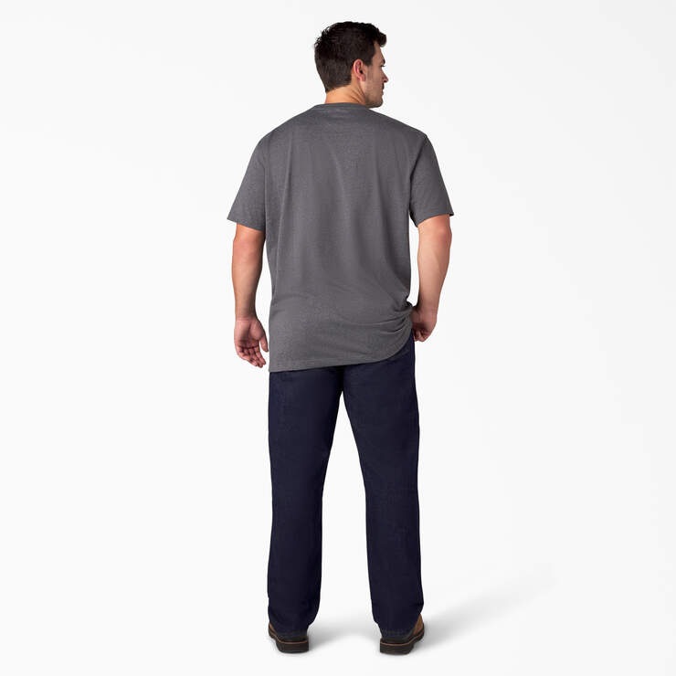 T-shirt en tissu chiné épais à manches courtes - Charcoal Gray Heather (CGH) numéro de l’image 10