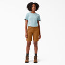 Women&#39;s FLEX DuraTech Straight Fit Shorts, 9&quot; - Brown Duck &#40;BD&#41;