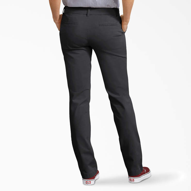 Pantalon de coupe droite Forme parfaite pour femmes - Rinsed Black (RBKX) numéro de l’image 2