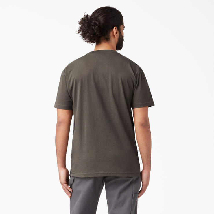 T-shirt épais à manches courtes et à poche - Black Olive (BV) numéro de l’image 2