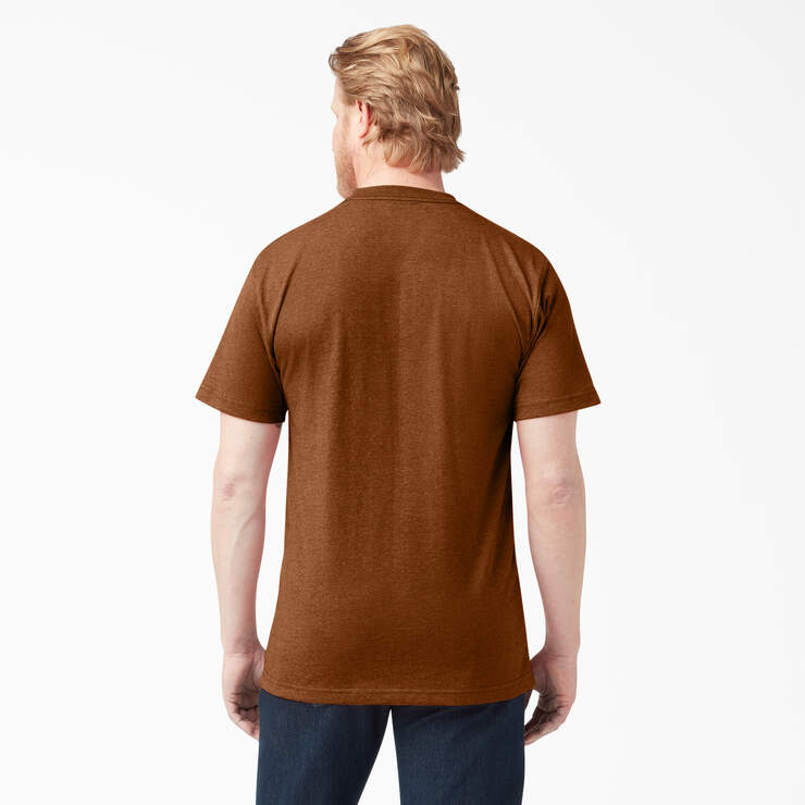 T-shirt épais chiné à manches courtes et à poche - Copper Heather (EH2) numéro de l’image 2