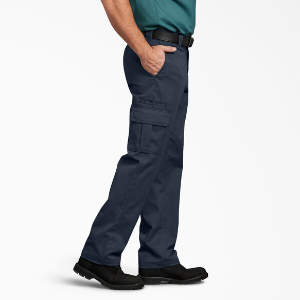 FLEX Regular Fit Cargo Pants - Dark Navy &#40;DN&#41;