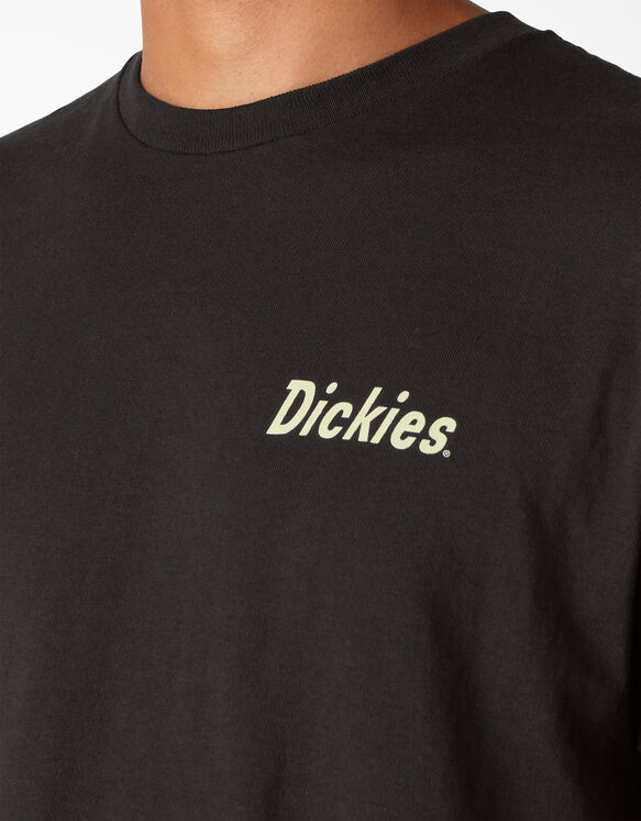T-shirt de skateboard Dickies avec imprim&eacute; Split - Black &#40;BK&#41;