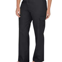 Women's Plus Relaxed Straight Server Cargo Pants - Black (BK)