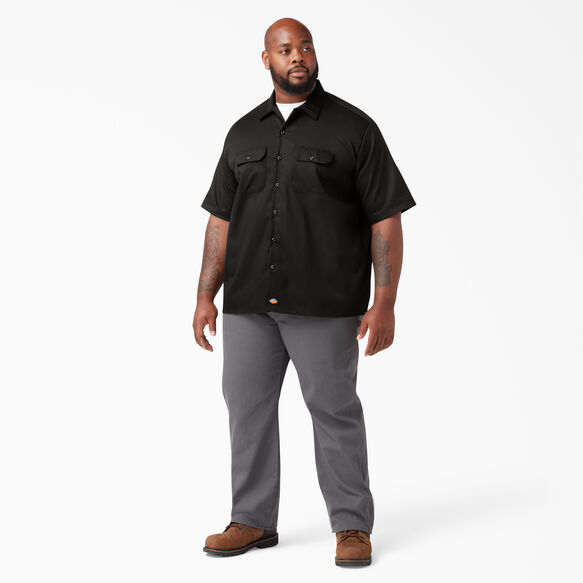 Haut de travail d&eacute;contract&eacute; &agrave; manches courtes - Black &#40;BK&#41;