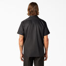 Slim Fit Short Sleeve Work Shirt - Black &#40;BK&#41;