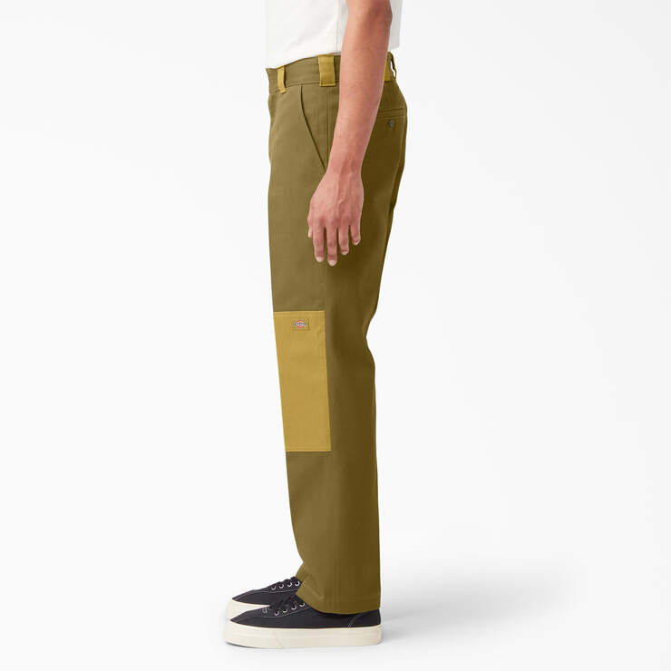 Pantalon contrastant à genoux renforcés - Military/Moss Green Colorblock (CBM) numéro de l’image 3