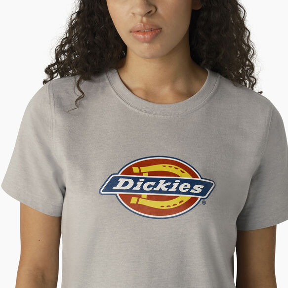 T-shirt &eacute;pais &agrave; logo pour femmes - Heather Gray &#40;H2&#41;