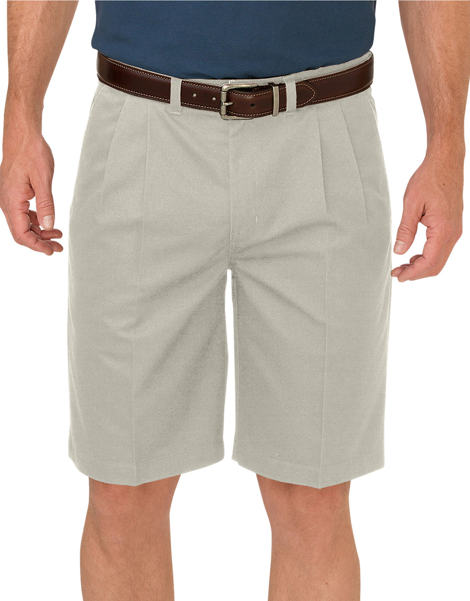 Men s Khaki Shorts Pleated Relaxed Fit Dickies Dickies Canada