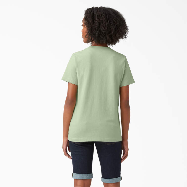 T-shirt avec logo pour femmes - Celadon Green (C2G) numéro de l’image 2