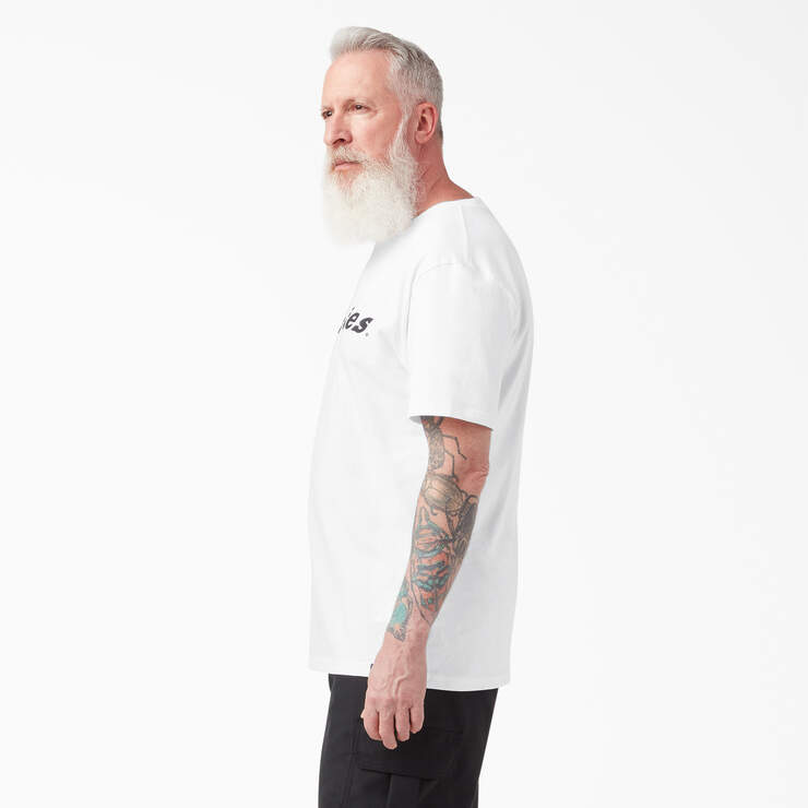 Short Sleeve Relaxed Fit Icon Graphic T-Shirt - White (AWH) image number 3