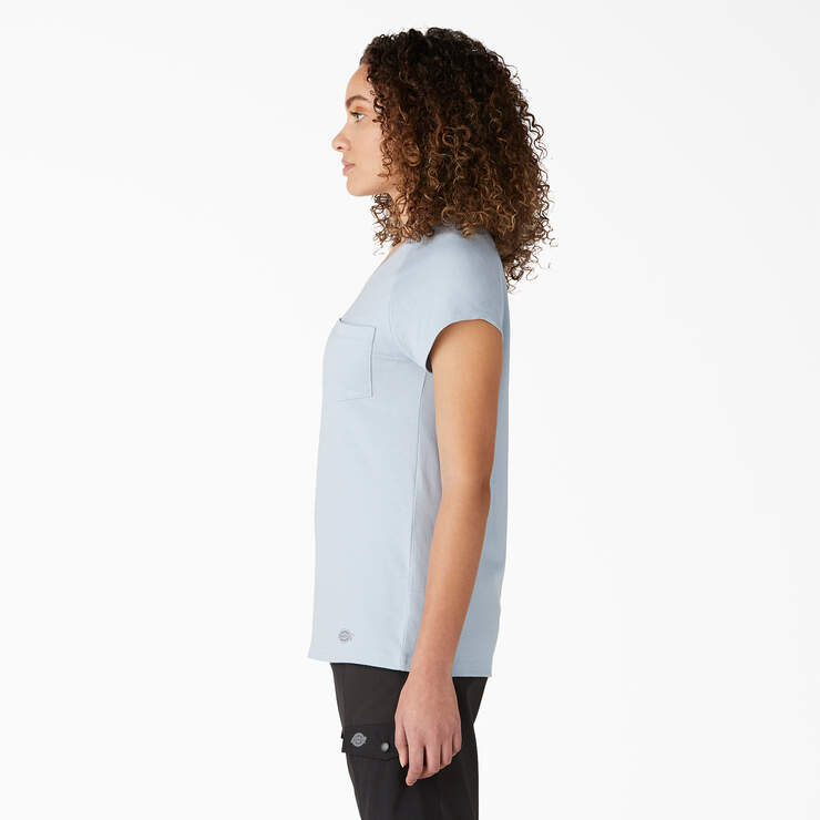 T-shirt fraîcheur à manches courtes pour femmes - Fog Blue (FE) numéro de l’image 3