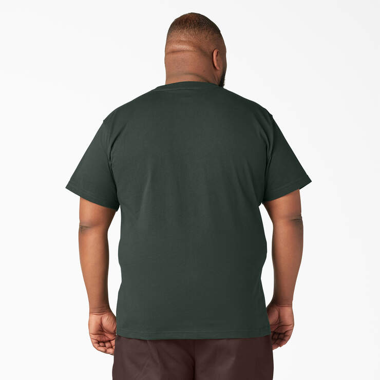 Heavyweight Short Sleeve Pocket T-Shirt - Hunter Green (GH) image number 6