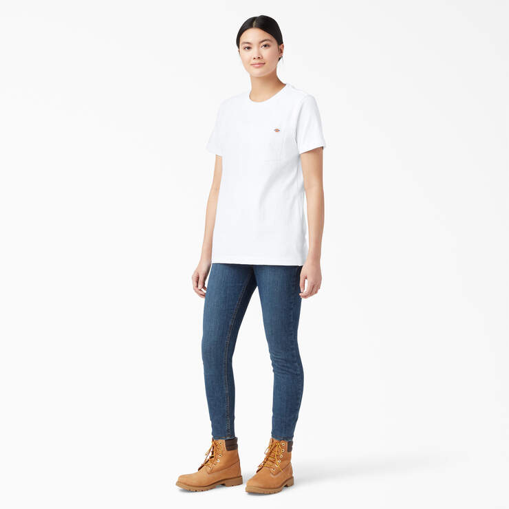 T-shirt épais à manches courtes pour femmes - White (WH) numéro de l’image 4