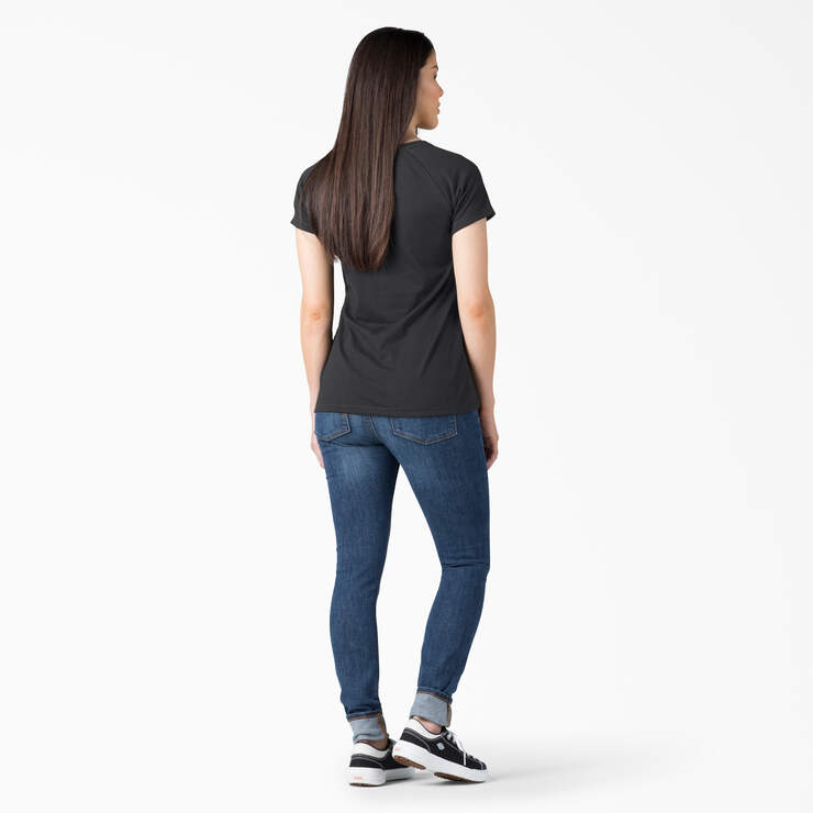 T-shirt fraîcheur à manches courtes pour femmes - Black (KBK) numéro de l’image 4