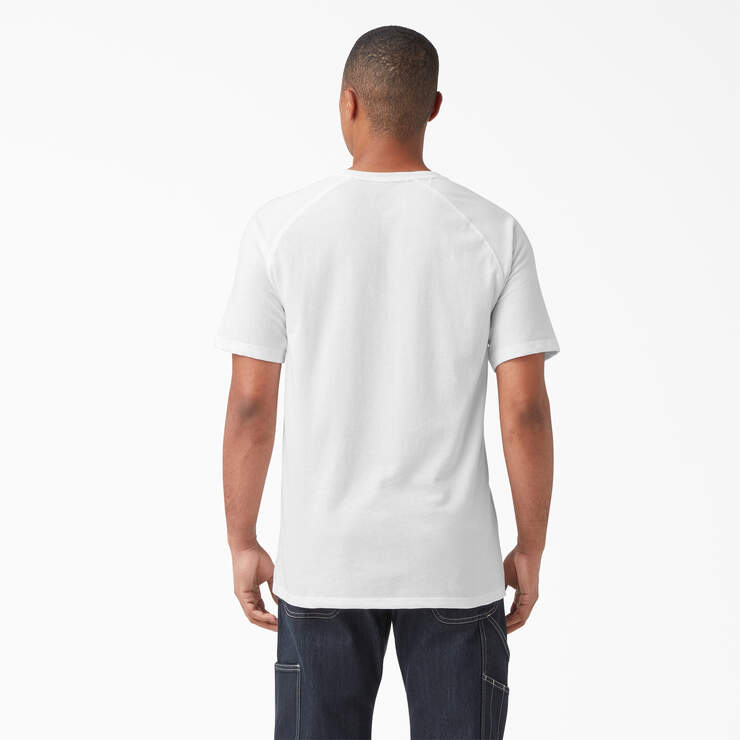 T-shirt rafraîchissant à manches courtes et à poche - White (WH) numéro de l’image 2