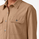 Women&rsquo;s Long Sleeve Roll-Tab Work Shirt - Nutmeg Yarn Dye &#40;NSD&#41;