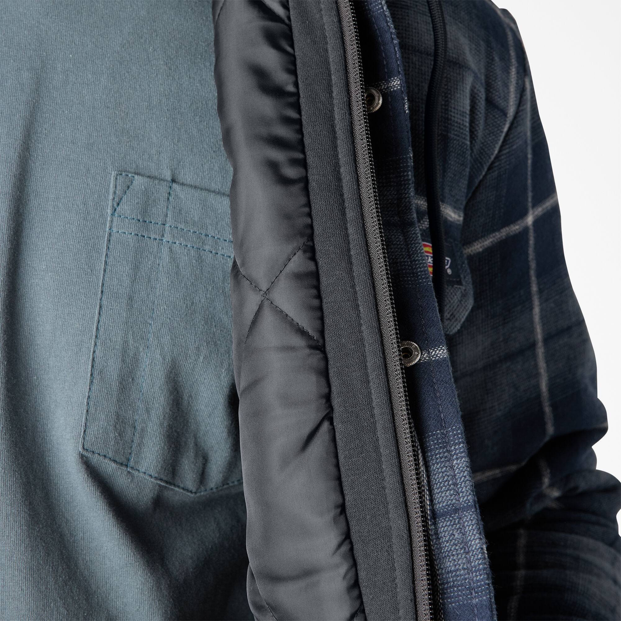 Flannel fleece jacket men's top