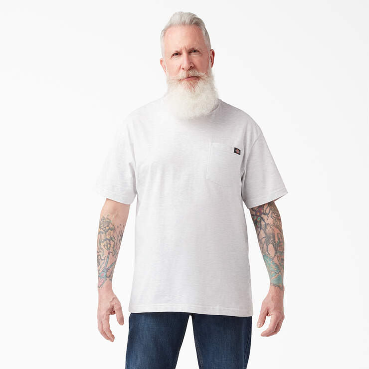 Lightweight Short Sleeve Pocket T-Shirt - Ash Gray (AG) image number 1
