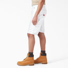 Relaxed Fit Utility Painter&#39;s Shorts, 11&quot; - White &#40;WH&#41;