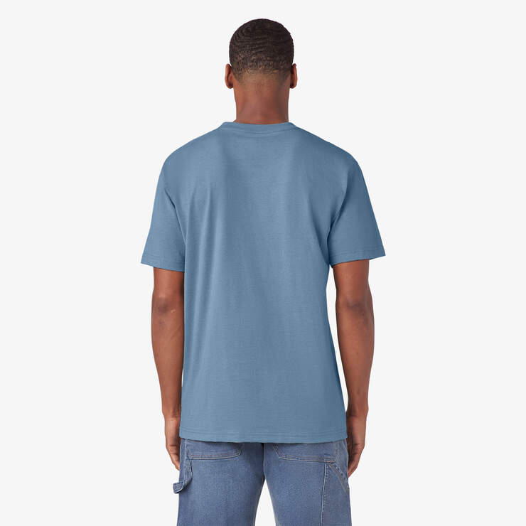 T-shirt en tissu chiné épais à manches courtes - Coronet Blue Heather (LBH) numéro de l’image 2