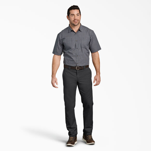 Slim Fit Taper Leg Multi-Use Pocket Work Pants - Black &#40;BK&#41;