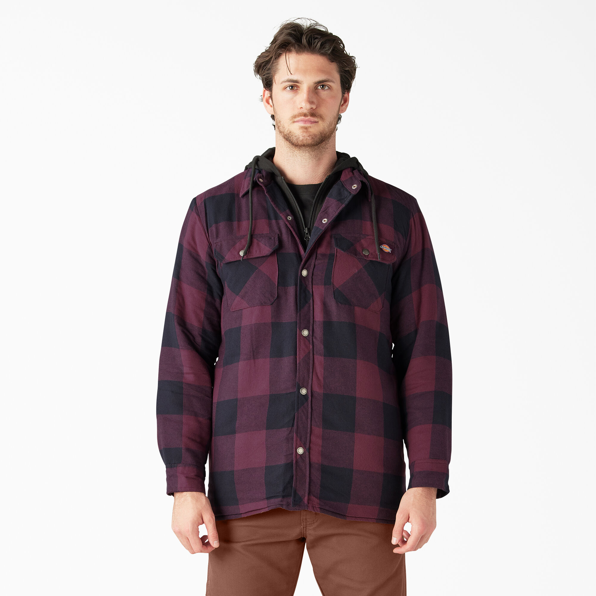 Dickies quilted sales shirt