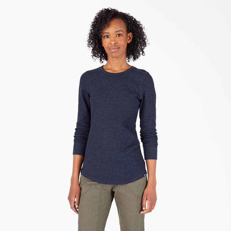 Women’s Long Sleeve Thermal Shirt - Ink Navy (ISD) image number 1