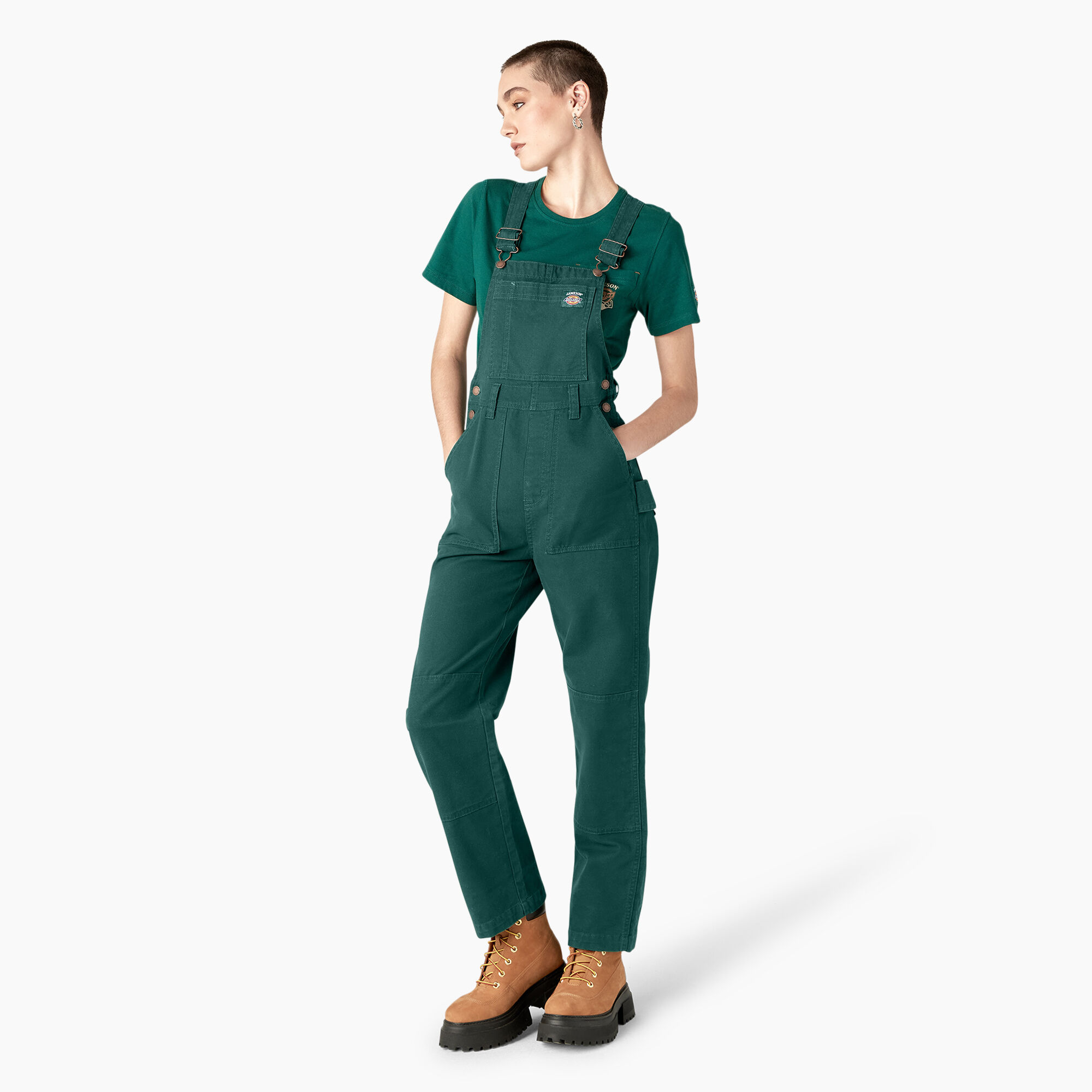 Dickies sales dungarees womens