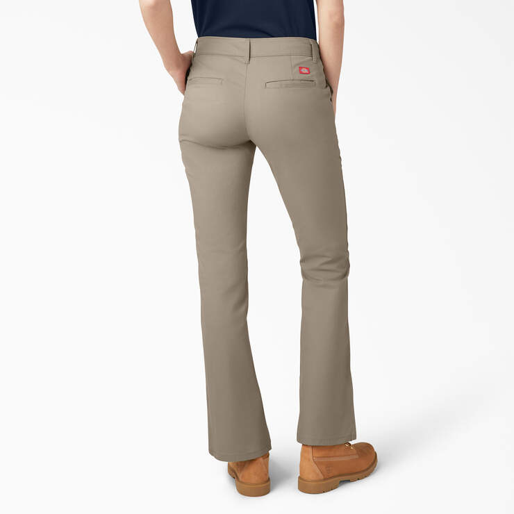 Pantalon de coupe ajustée à jambe semi-évasée FLEX pour femmes - Desert Sand (DS) numéro de l’image 2