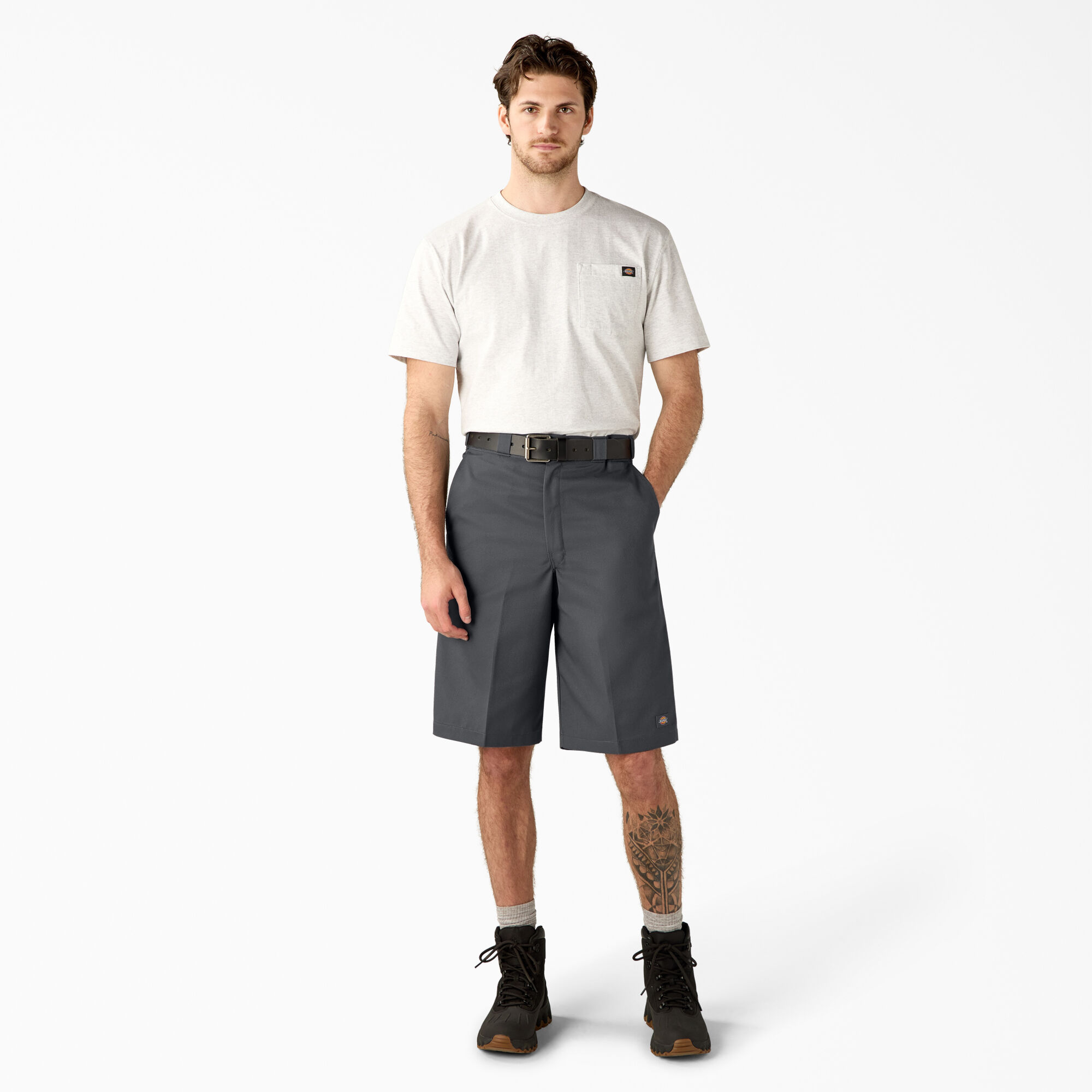 White dickies shorts online