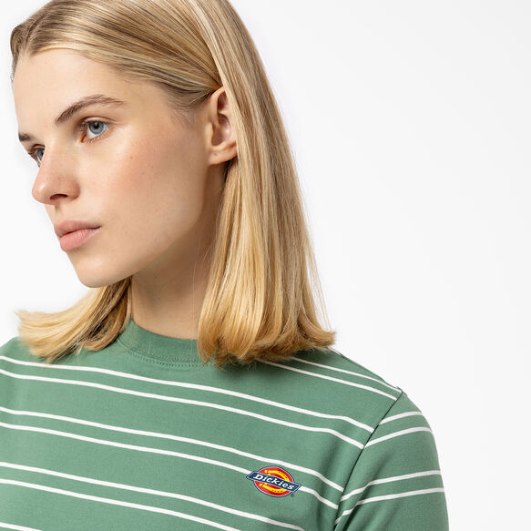 Women&#39;s Westover Stripe Short Sleeve T-Shirt - Dark Ivy &#40;D2I&#41;