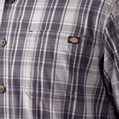 Short Sleeve Woven Shirt - Charcoal Quail Gray Plaid &#40;H2P&#41;