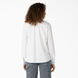 Chemise de travail &agrave; manches longues retroussables pour femmes - White &#40;WH&#41;