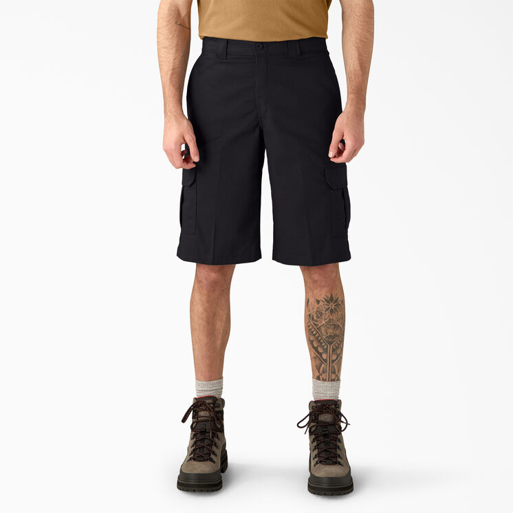 Short cargo d&eacute;contract&eacute;, 13&nbsp;po - Black &#40;BK&#41;