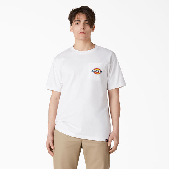 Short Sleeve Graphic Pocket T-Shirt - White &#40;WH&#41;