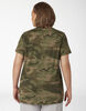 T-shirt taille plus &agrave; encolure en V pour femmes - Light Sage Camo &#40;LSC&#41;