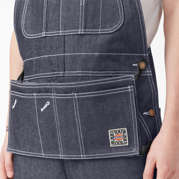 100 Year Denim Double Knee Bib Overalls - Indigo Blue &#40;NB&#41;